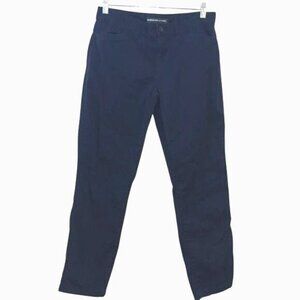 American Living Navy Blue Straight Leg Twill Ankle Pants Size 2